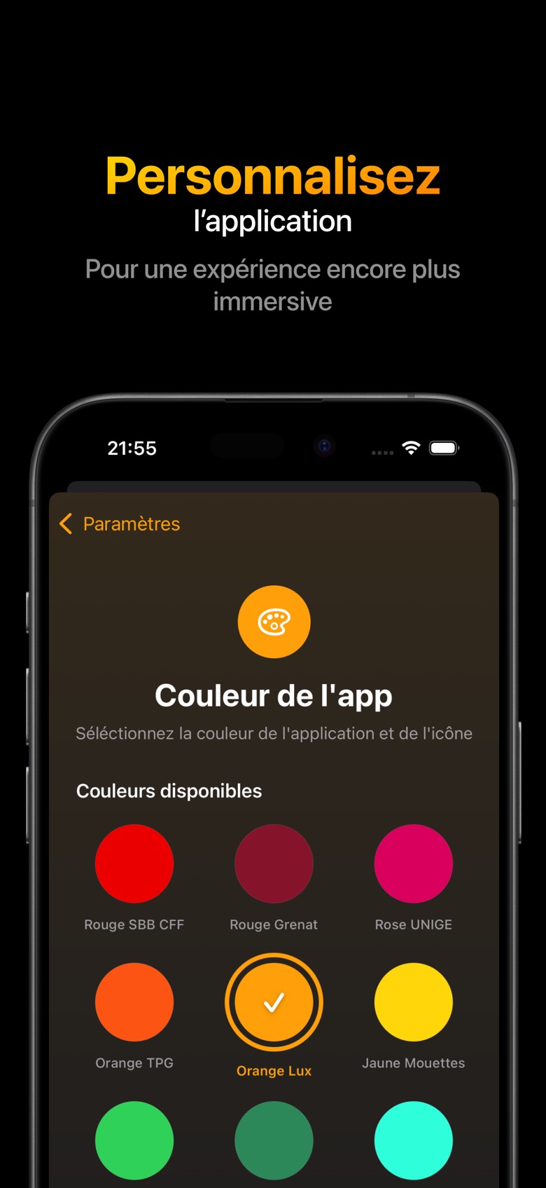 Vos transports préférés